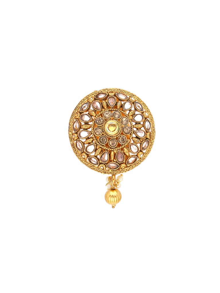Antique Saree Pin in Gold finish - EPI819