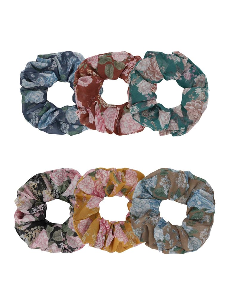 Printed Scrunchies in Assorted color - CNB29398