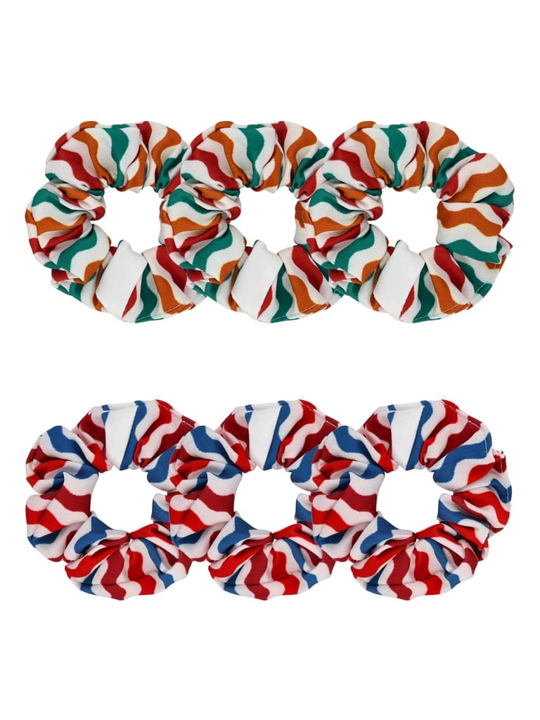 Printed Scrunchies in Assorted color - CNB29400