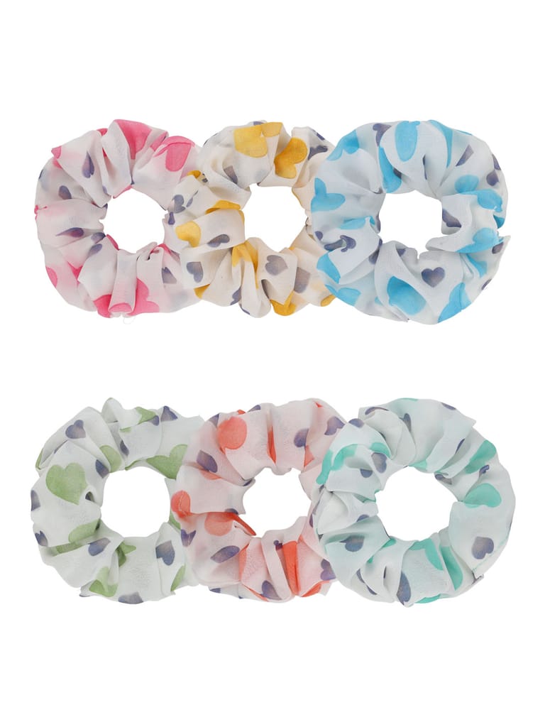 Printed Scrunchies in Assorted color - CNB29401