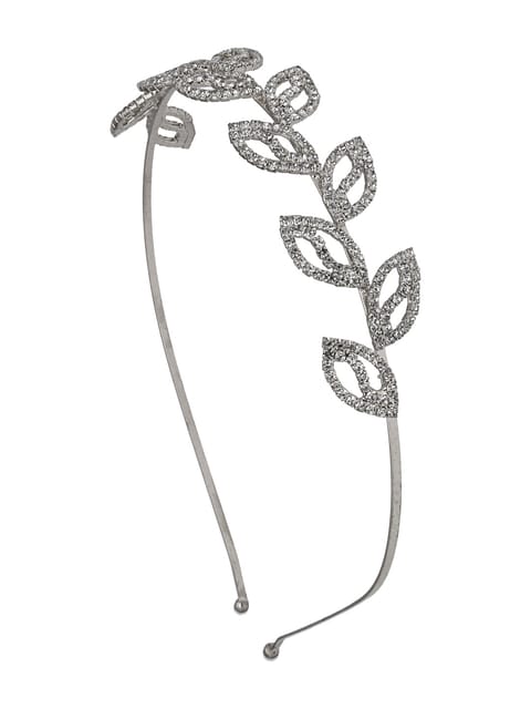 Fancy Hair Band in Rhodium finish - PARCT233RO