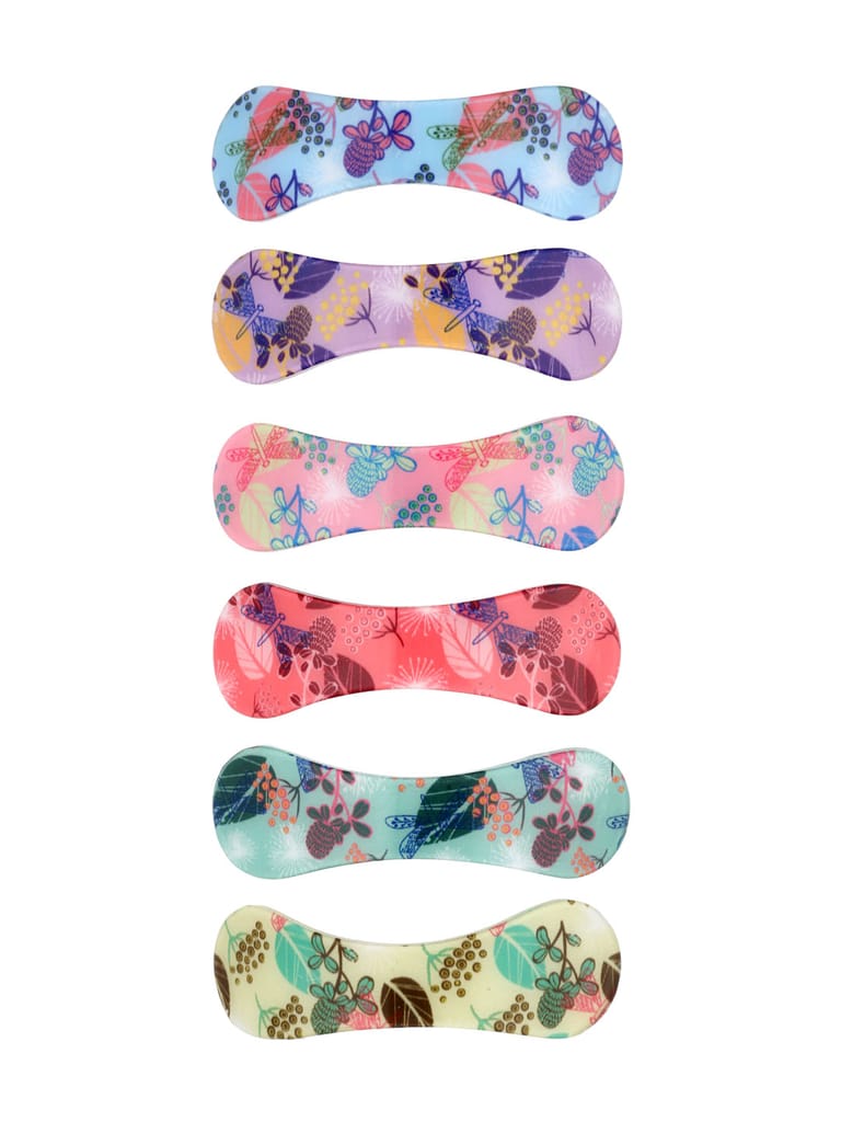 Printed Hair Clip in Assorted color - KIN23D