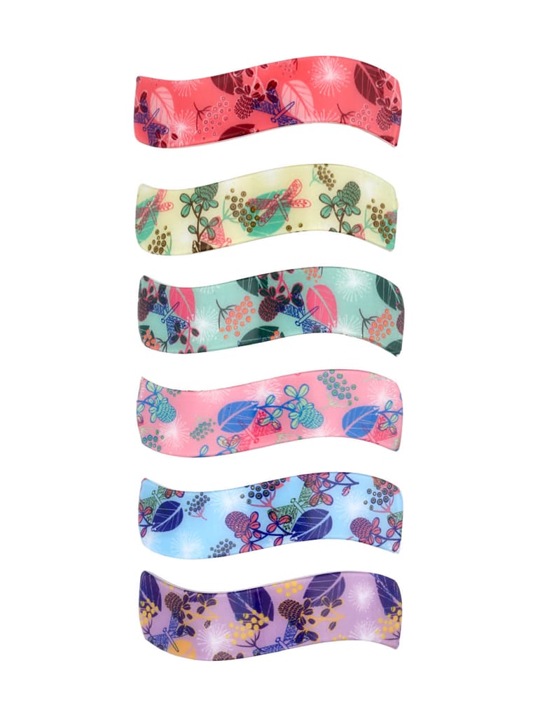 Printed Hair Clip in Assorted color - KIN23C