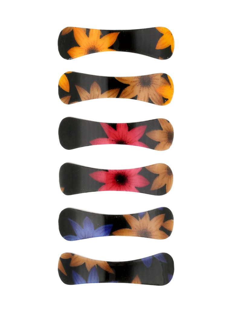 Printed Hair Clip in Assorted color - NIH6014