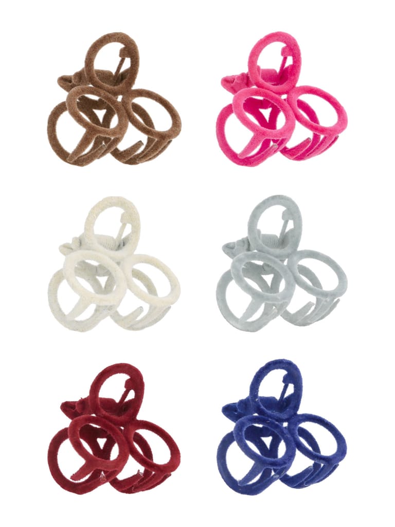 Plain Butterfly Clip in Assorted color - CNB29587