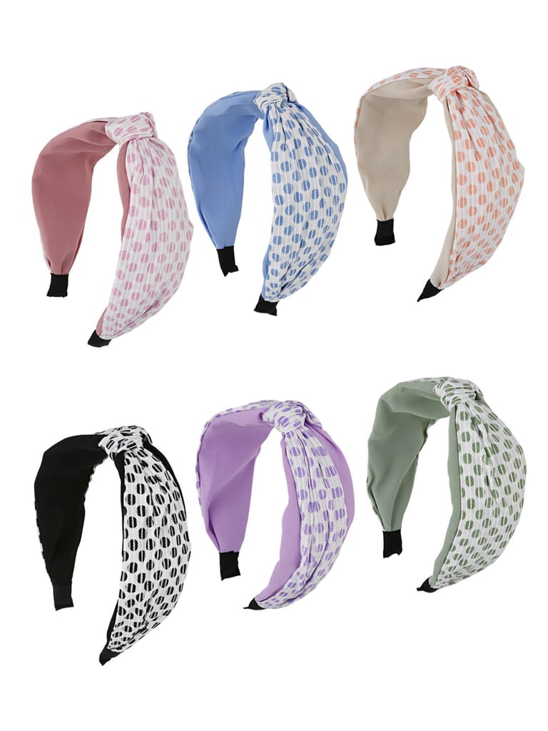 Printed Hair Band in Assorted color - CNB29658