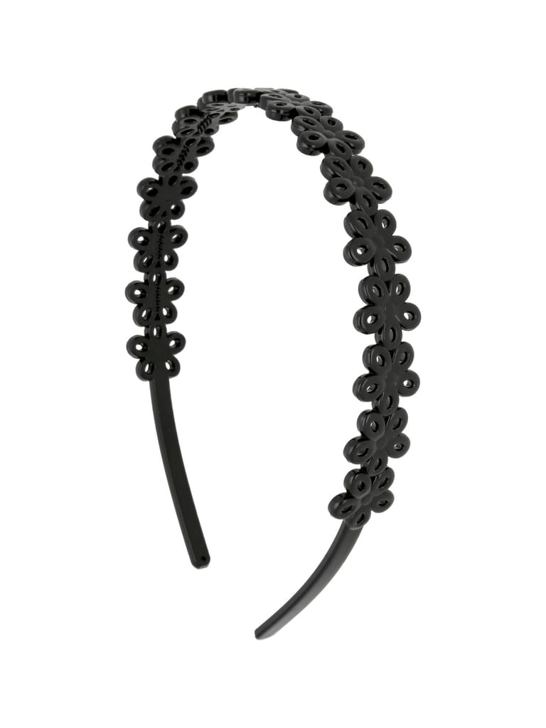 Plain Hair Band in Black color - AS4157M