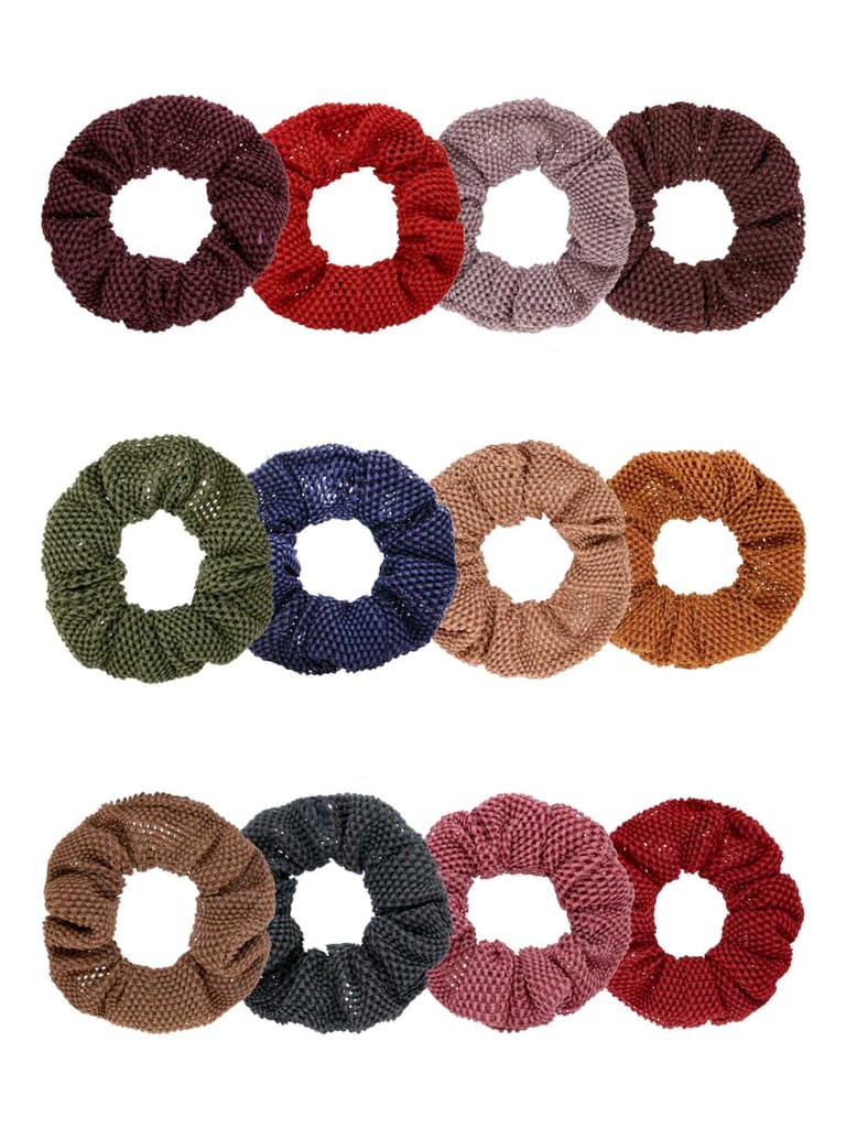 Plain Scrunchies in Assorted color - BHE6390E