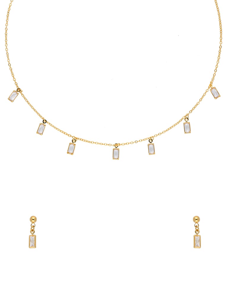 Western Necklace Set in Gold finish - CNB29935