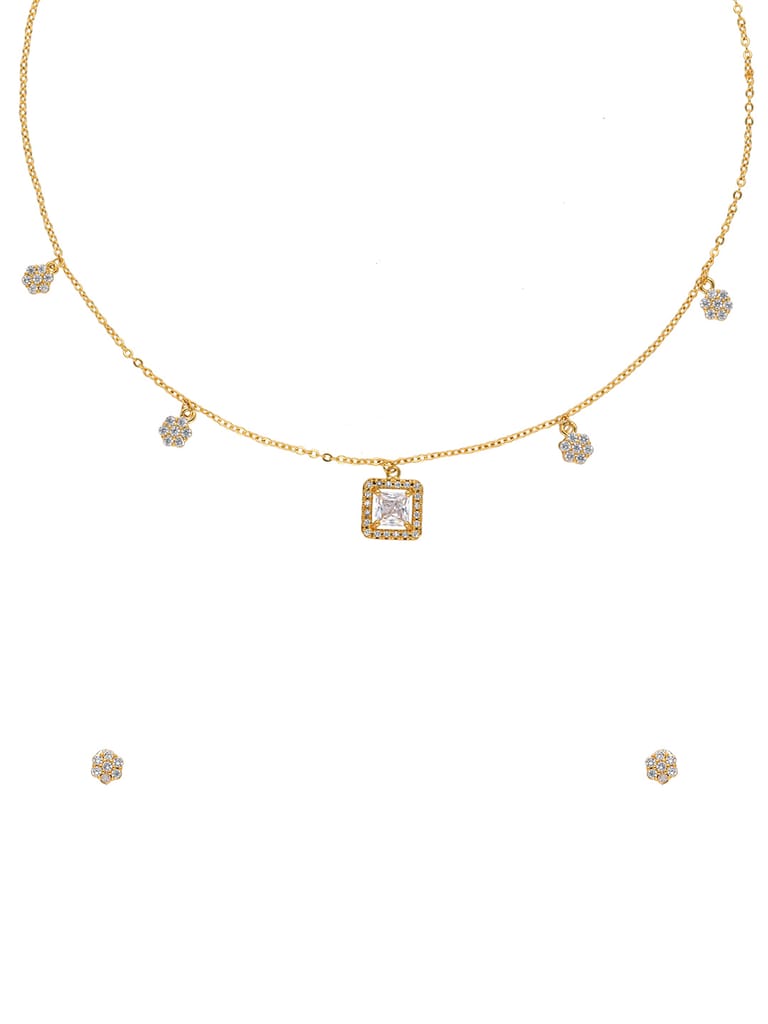Western Necklace Set in Gold finish - CNB29939