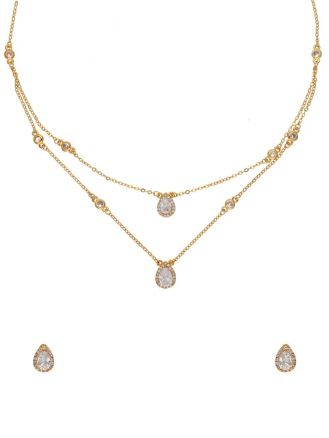 Western Necklace Set in Gold finish - CNB29966