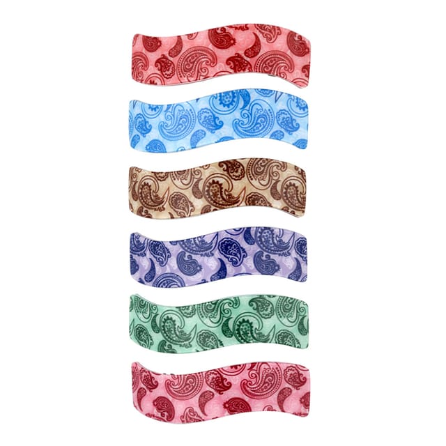 Printed Hair Clip in Assorted color - KIN26C