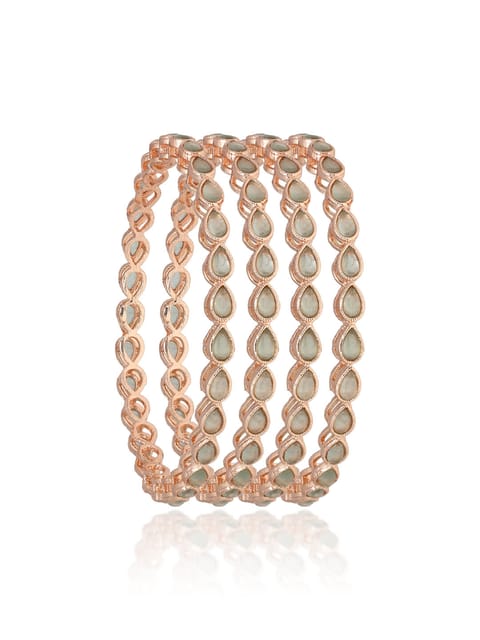 Traditional Bangles in Rose Gold finish - MON20333MI
