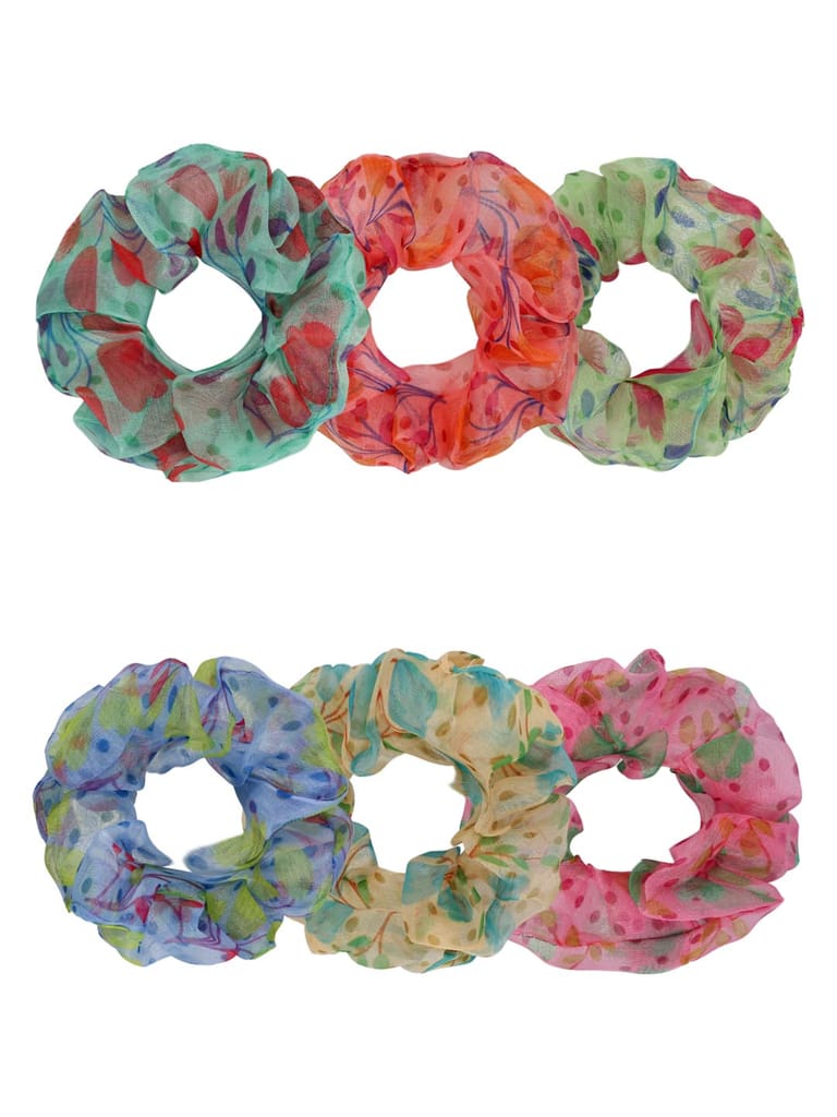 Printed Scrunchies in Assorted color - BHE2563