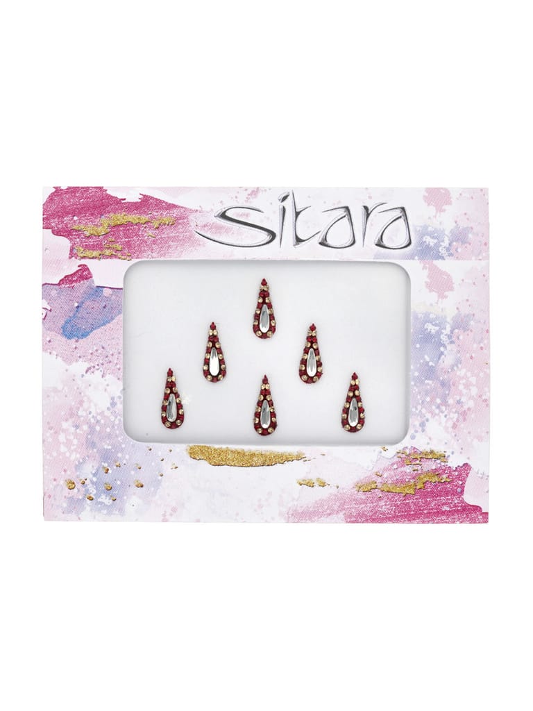Traditional Bindis in Maroon color - CNB31255