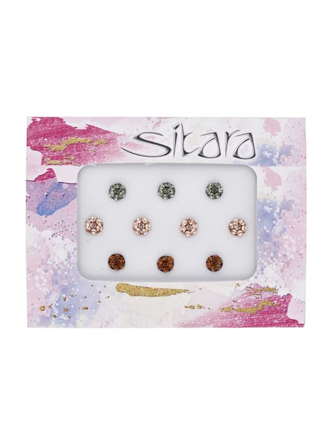 Traditional Bindis in Assorted color - CNB31253