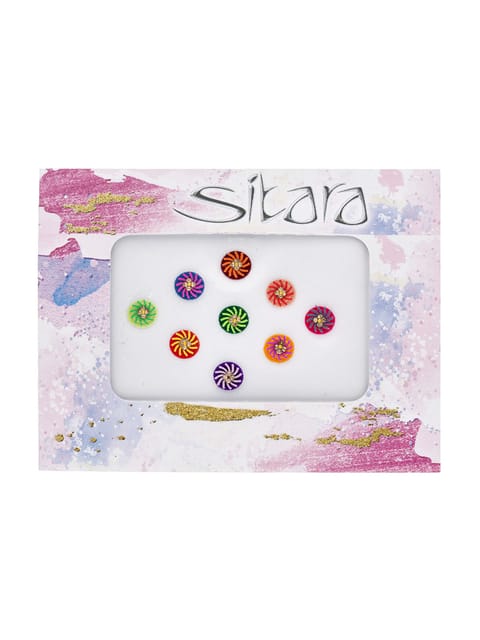 Traditional Bindis in Assorted color - CNB31257
