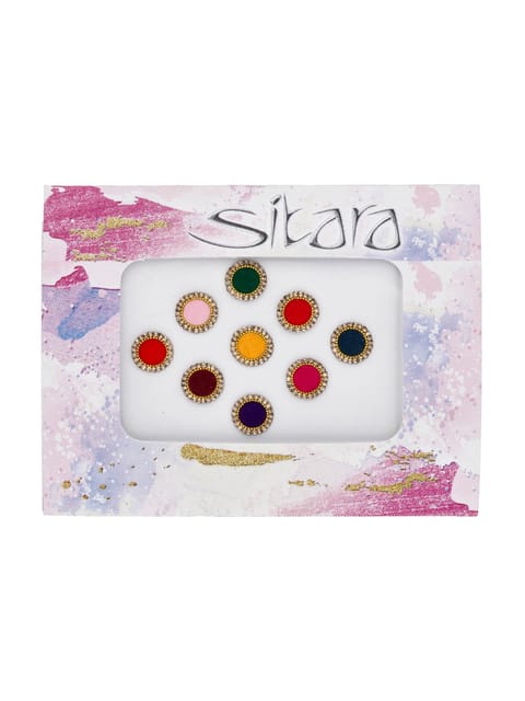 Traditional Bindis in Assorted color - CNB31306
