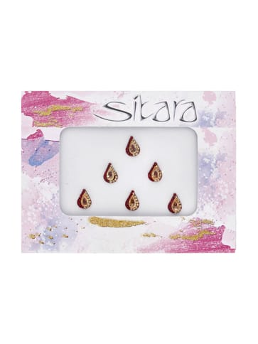 Traditional Bindis in Maroon color - CNB31317