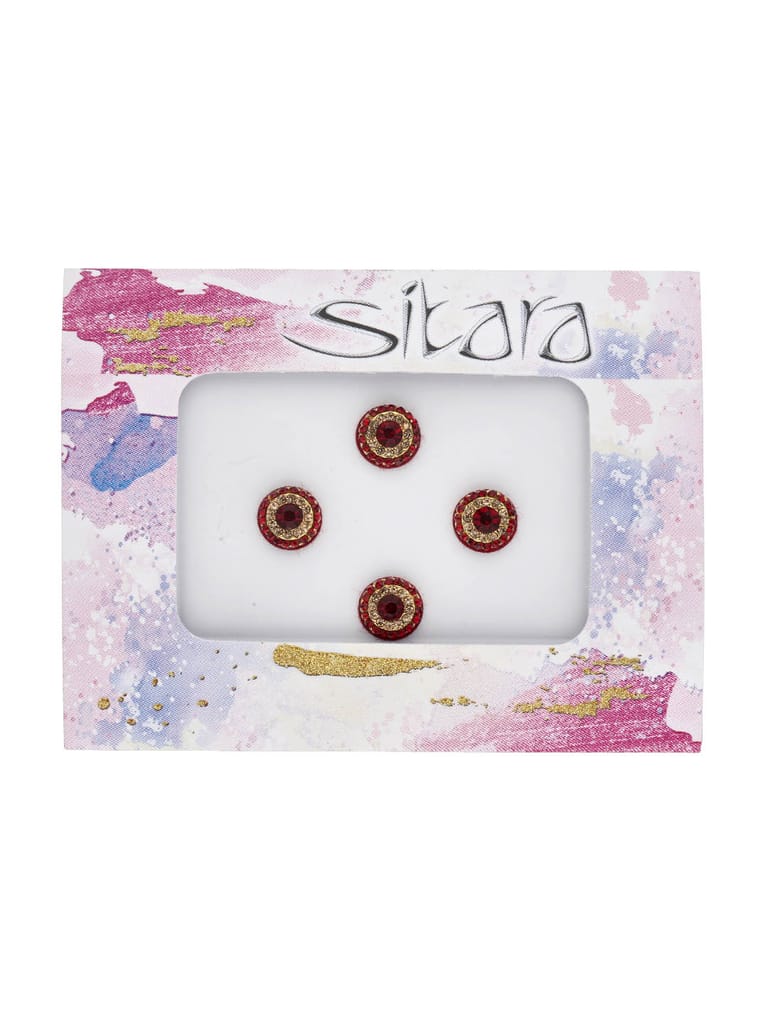 Traditional Bindis in Maroon color - CNB31322
