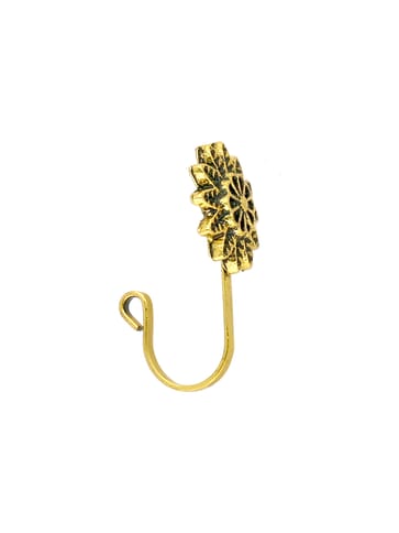 Clip Ons (Press) Nose Ring in Oxidised Gold finish - CNB32038