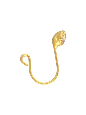 Clip Ons (Press) Nose Ring in Gold finish - CNB32039