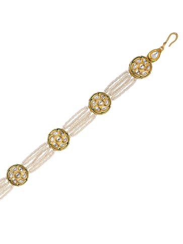 Kundan Matha Patti / Sheeshphool in Gold finish - CNB32412