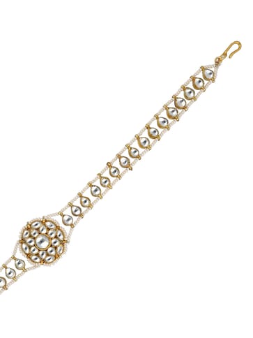 Kundan Matha Patti / Sheeshphool in Gold finish - CNB32413