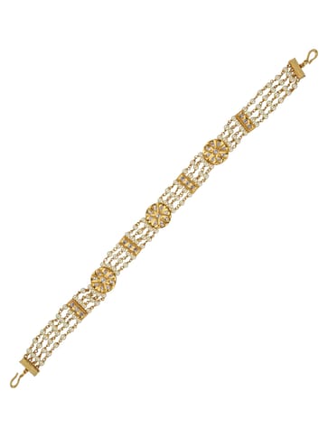 Kundan Matha Patti / Sheeshphool in Gold finish - CNB32417