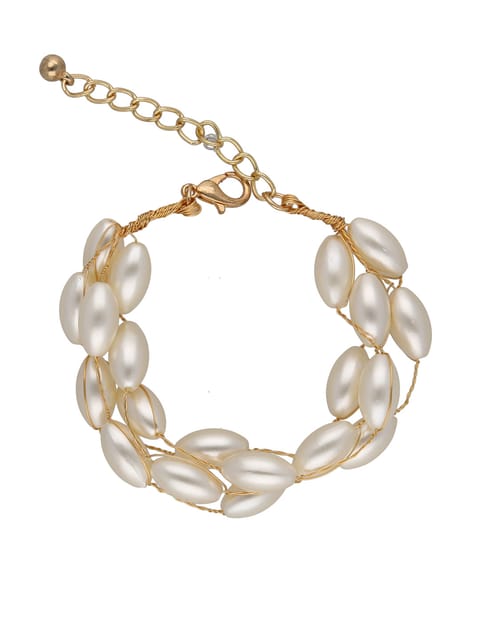 Western Loose / Link Bracelet in Gold finish - CNB32288