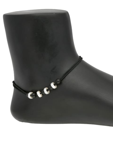 Western Loose Anklet in Black color - CNB32369