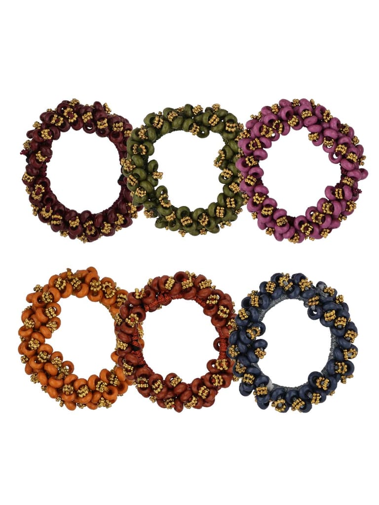 Fancy Rubber Bands in Assorted color - SCR9593