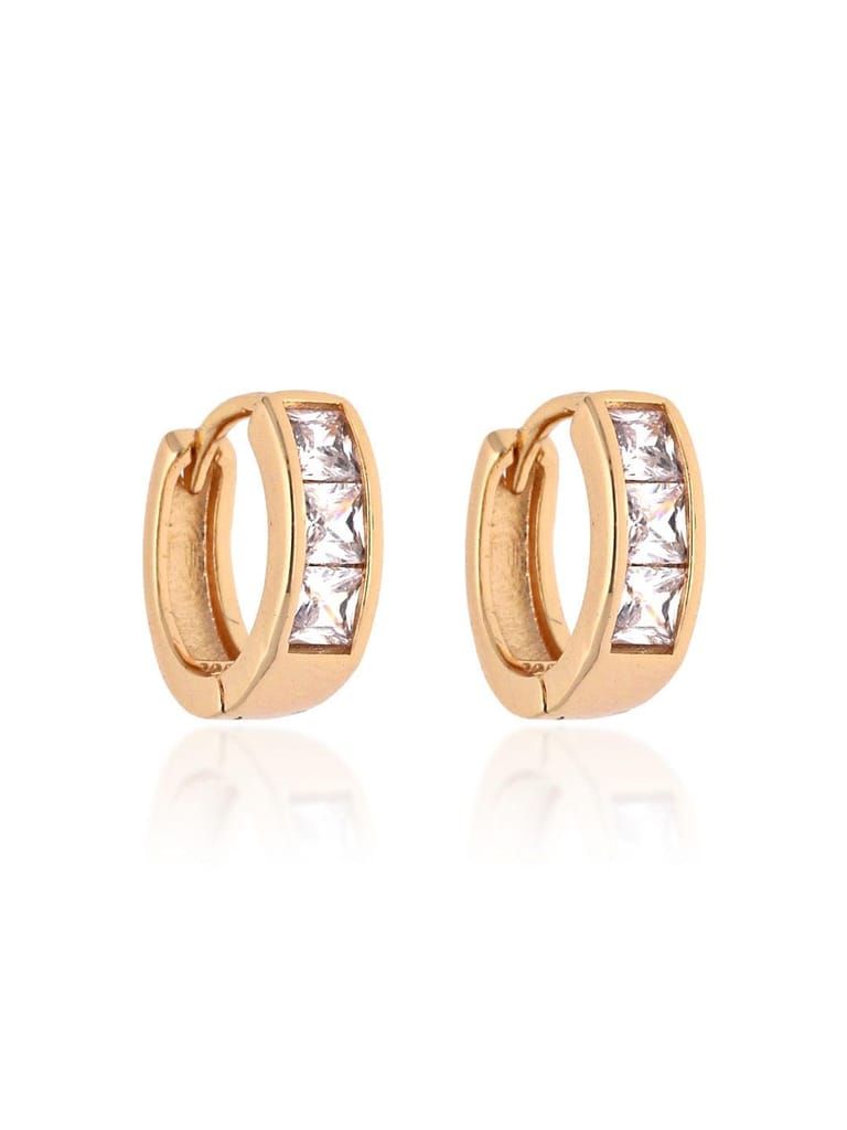 AD / CZ Bali / Hoops in Gold finish - CNB16285