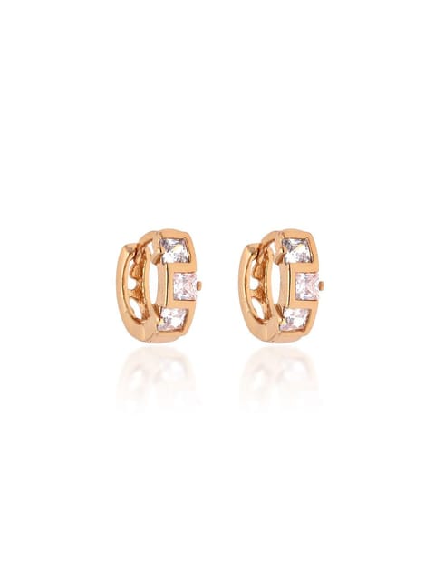 AD / CZ Bali / Hoops in Gold finish - CNB16293