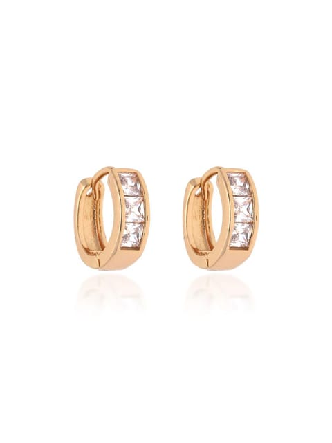 AD / CZ Bali / Hoops in Gold finish - CNB16294