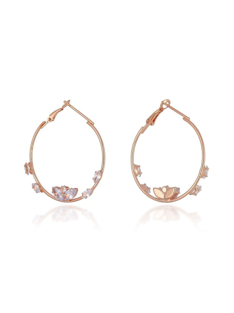 Western Bali / Hoops in Rose Gold finish - CNB18597