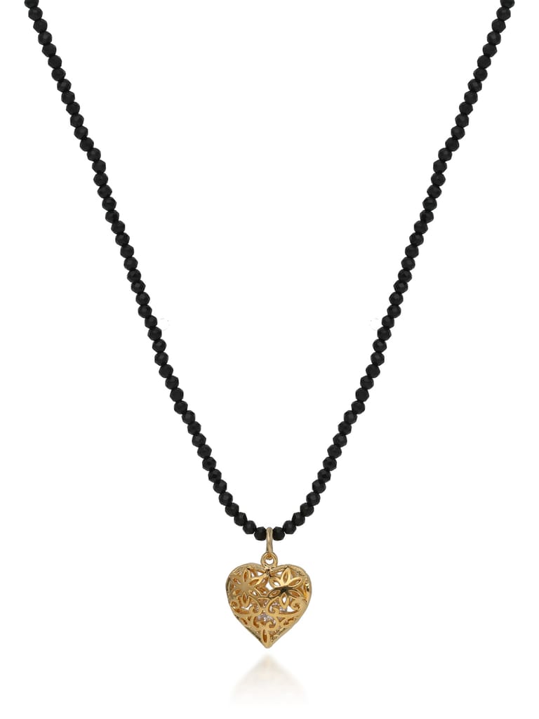 AD / CZ Mala with Pendant in Gold finish - CNB32715