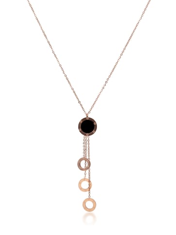 Western Pendant with Chain in Rhodium finish - CNB32735