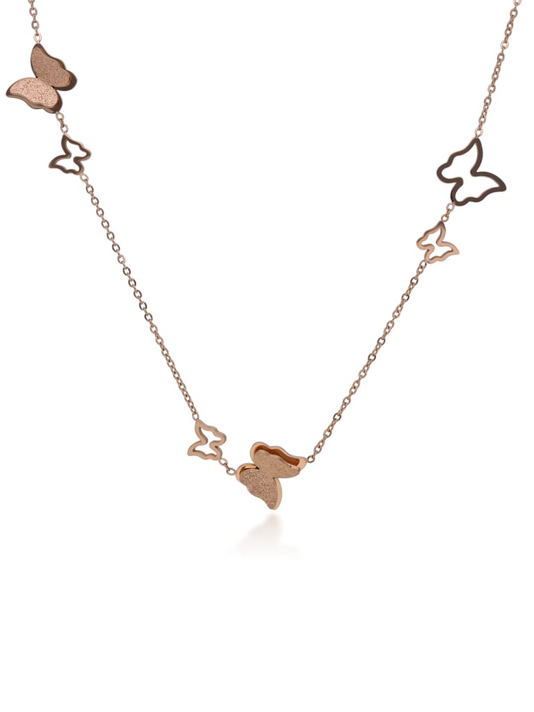 Western Necklace in Rose Gold finish - CNB32745