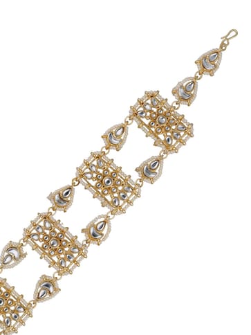 Kundan Matha Patti / Sheeshphool in Gold finish - CNB33182