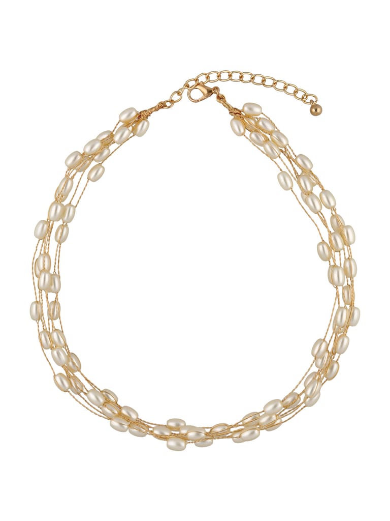 Western Necklace in Gold finish - CNB32677