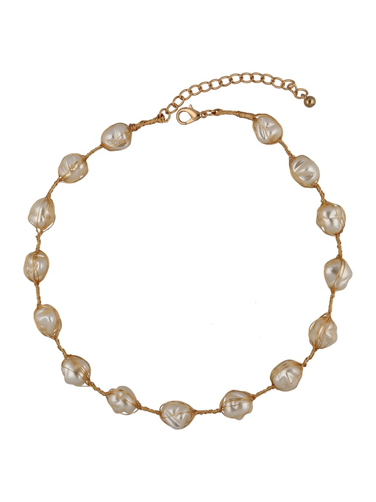 Western Necklace in Gold finish - CNB32687