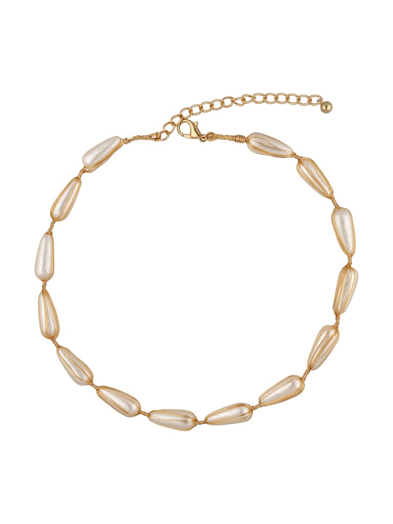 Western Necklace in Gold finish - CNB32689