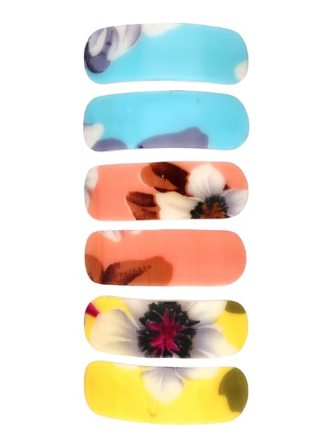 Printed Hair Clip in Assorted color - NIH191