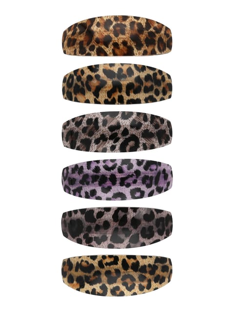 Printed Hair Clip in Assorted color - CNB32935