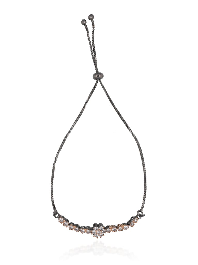 AD / CZ Loose / Link Bracelet in Two Tone finish - CNB8409