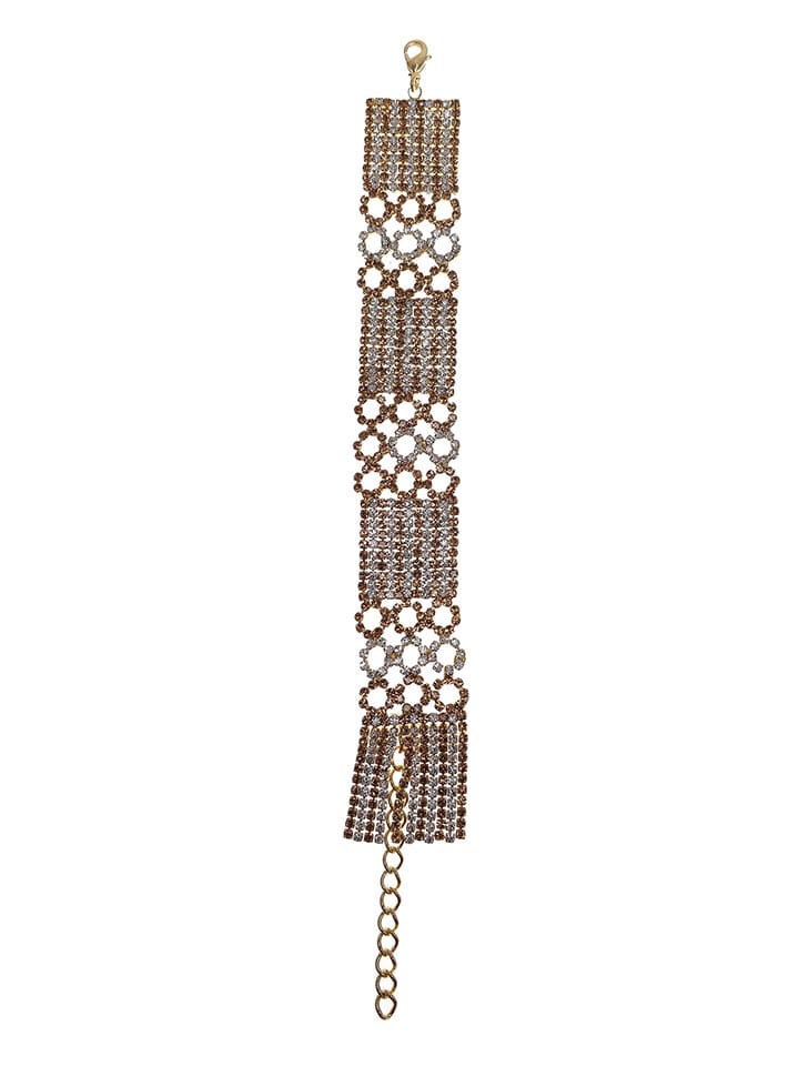 Western Loose / Link Bracelet in Gold finish - CNB4990