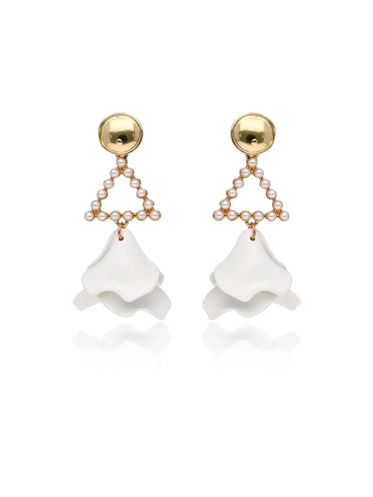 Western Dangler Earrings in Gold finish - CNB33591