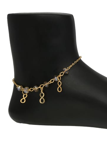 Western Loose Anklet in Gold finish - S34263