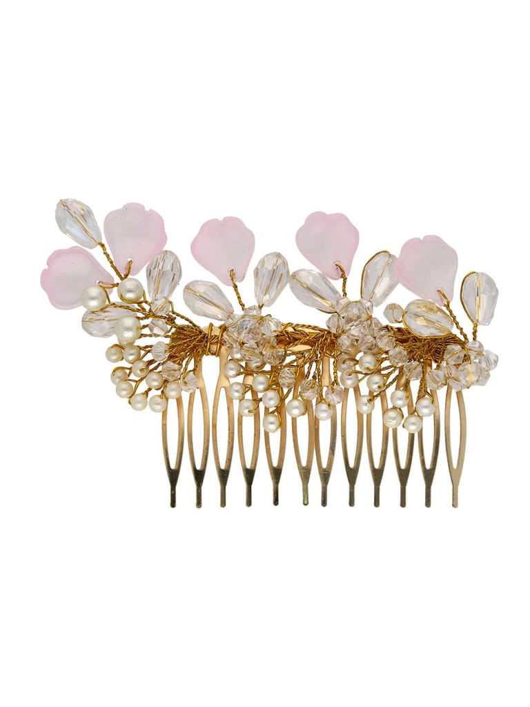 Fancy Comb in Gold finish - ARE1007E